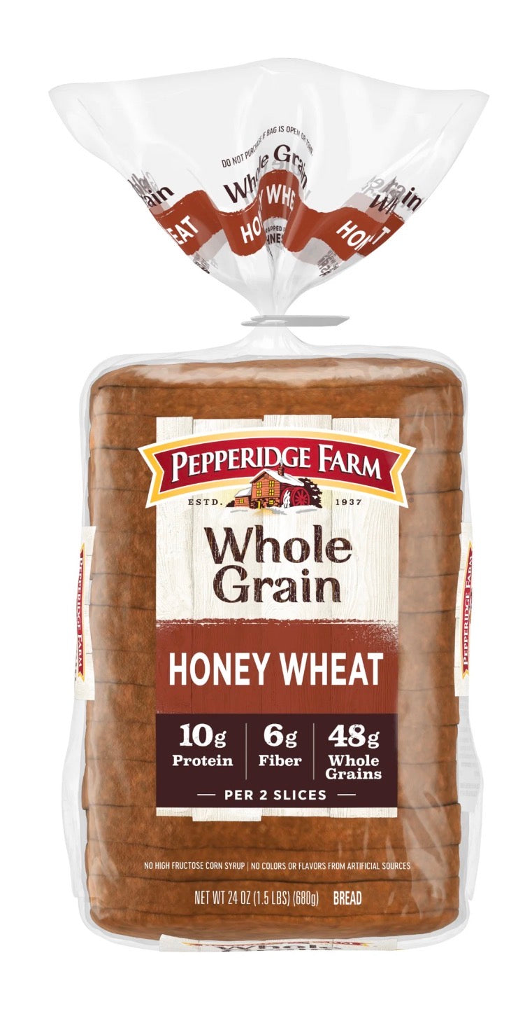 Pepperidge Farm Honey Wheat Bread - 22 oz