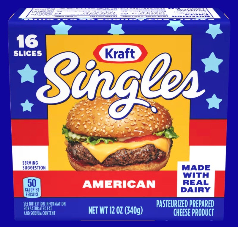 Kraft Singles American - 12 oz