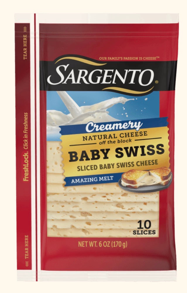 Sargento Baby Sliced Swiss - 6 oz