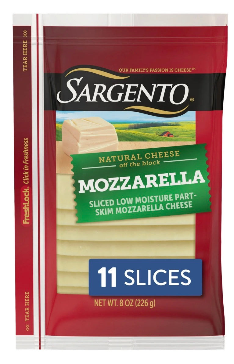 Sargento Sliced Mozzarella - 8 oz