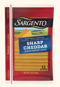 Sargento Sliced Sharp Cheddar - 8 oz