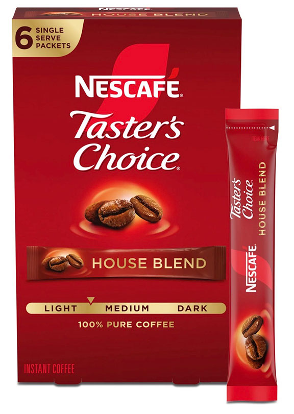 Nescafé Tasters choice House Blend (6 pack) - .63 oz