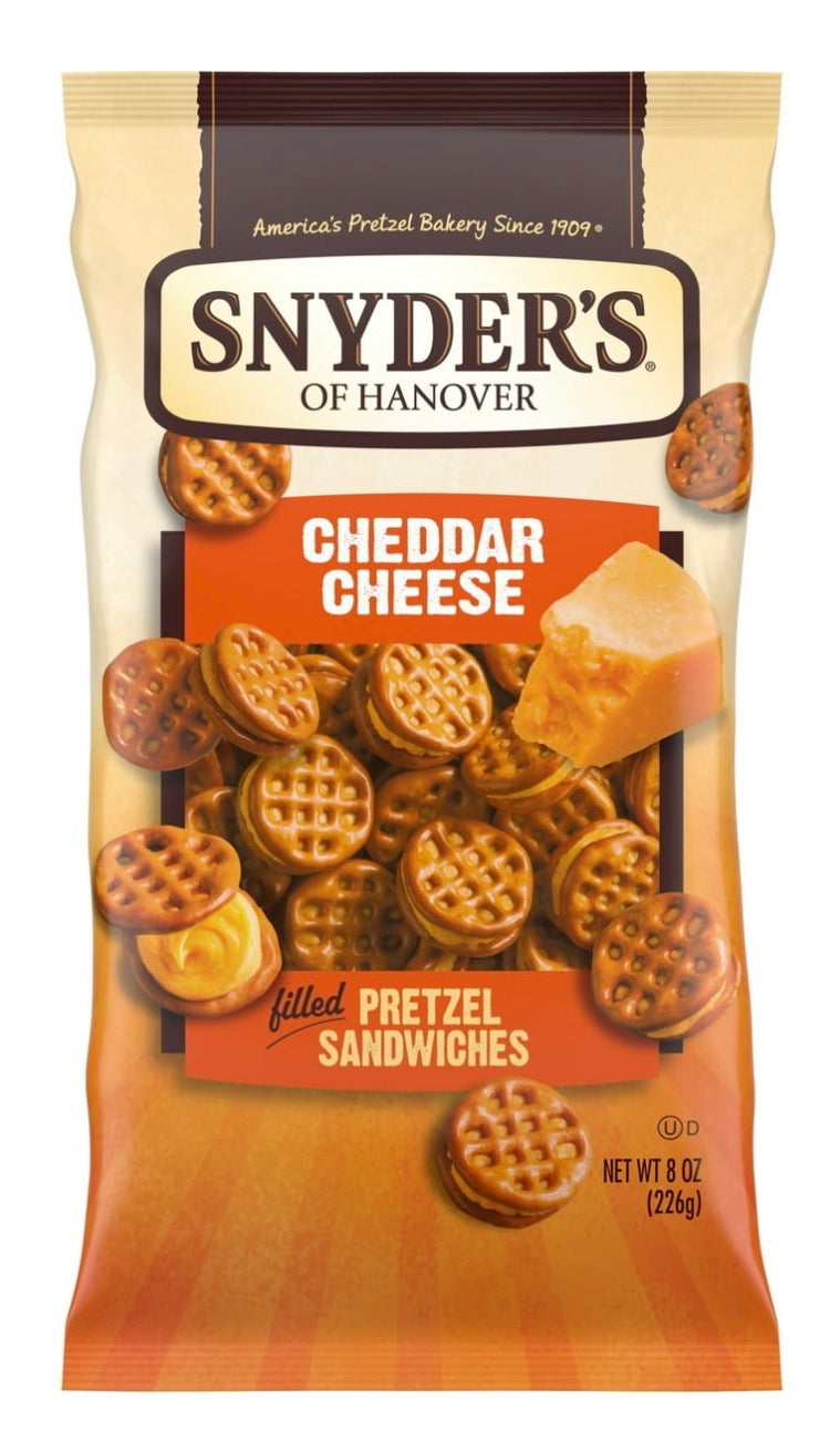 Snyder’s Cheddar Cheese Pretzel Sandwiches 8 oz