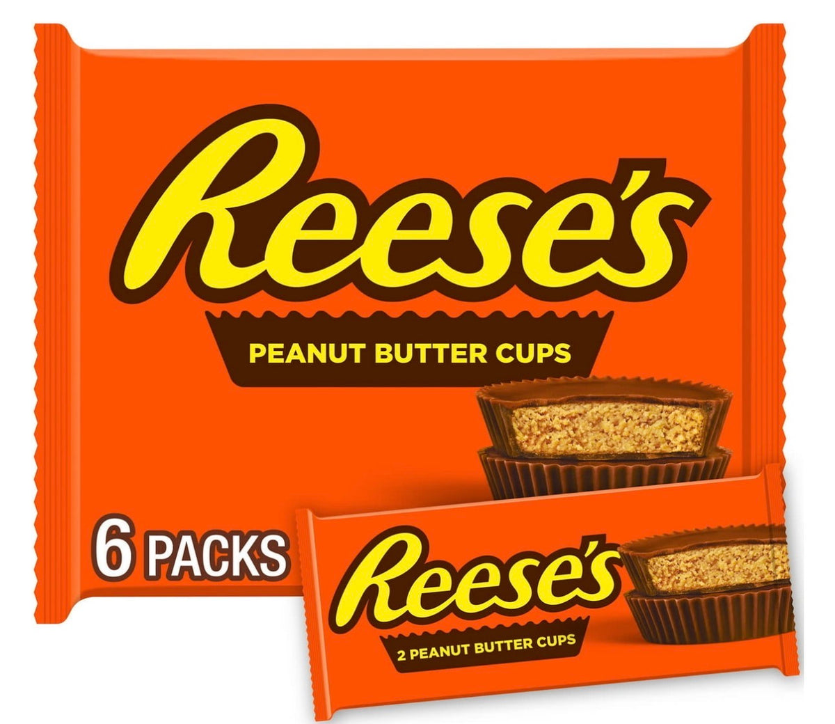 Reese's Peanut Butter Cups Snack Size 6 pack - 1.5 oz