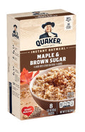 Quaker Instant Oatmeal Maple and Brown Sugar 12.1 oz