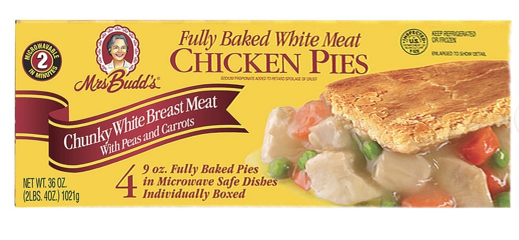Mrs Budds Chicken Pot Pies 36 oz