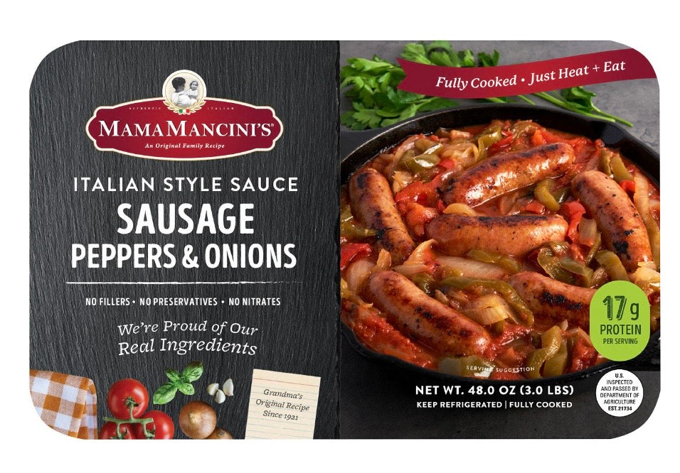 Italian Style Sauce Sausage Peppers and Onions 48.0 oz