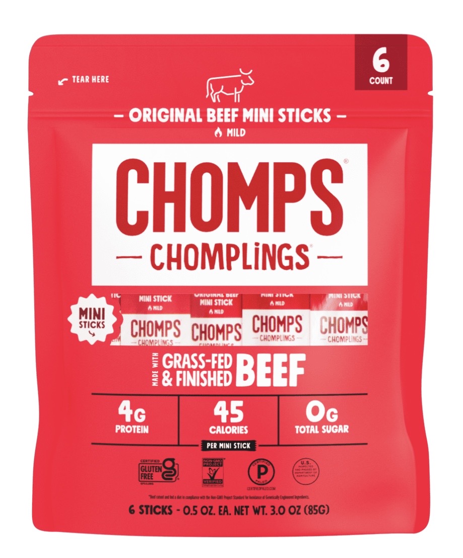 Chomps Chomplings Beef Mini Sticks 3oz