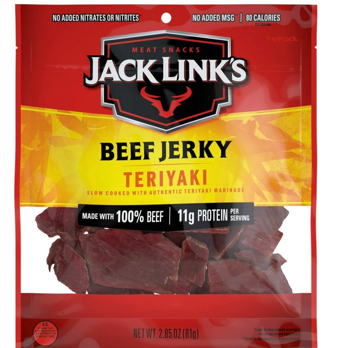 Jack Links Beef Tender Bites Teriyaki 10oz