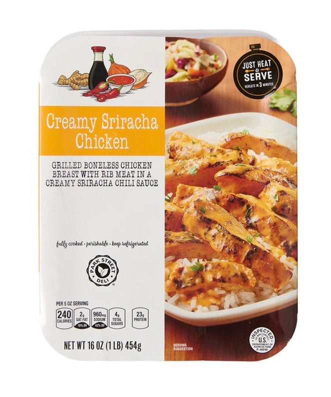 Creamy Sriracha Chicken 16oz