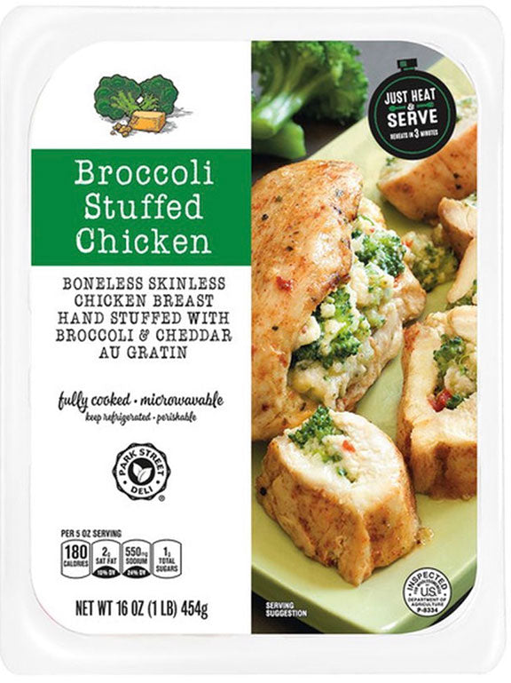 Park Street Broccoli Stuffed Chicken Boneless Chicken Breast - 16 oz