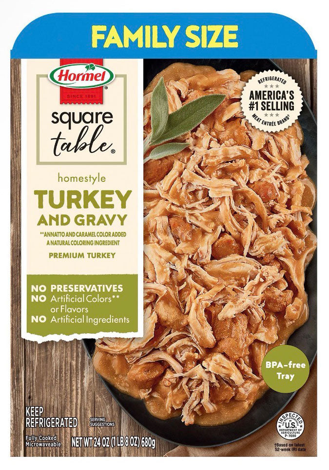 Hormel Square Table Homestyle Turkey and Gravy - 24 oz
