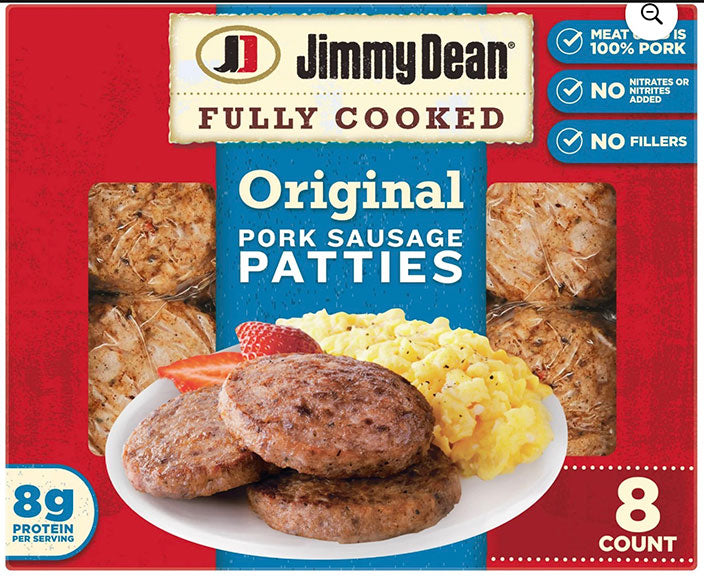 Jimmy Dean Pork Sausage Patties - 9.6 oz