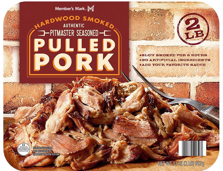 Member's Mark Pitmaster Seasoned Pulled Pork- 2 lbs