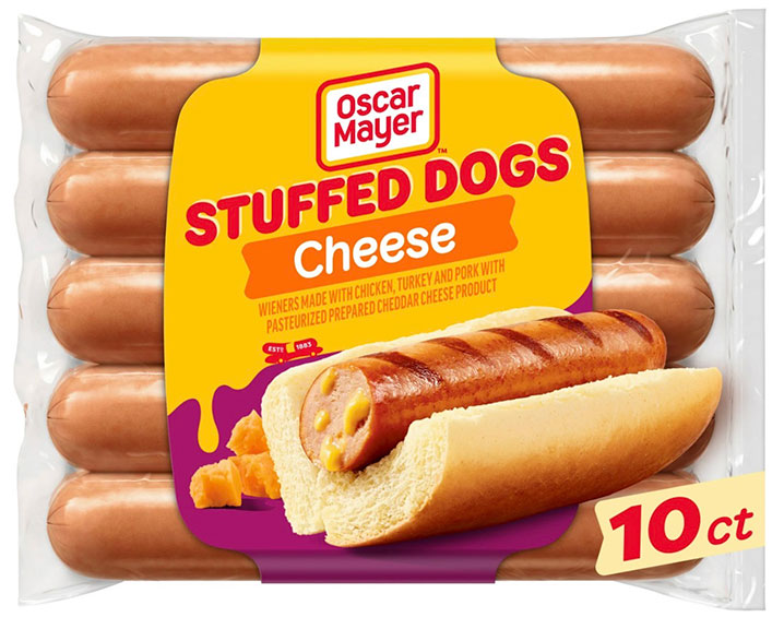 Oscar Mayer Stuffed Dogs Cheese 10-count - 16 oz