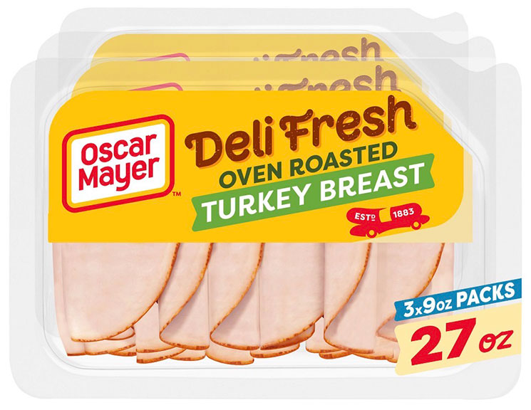 Oscar Mayer Deli Fresh Oven Roasted Turkey Breast 3-Pack - 27 oz