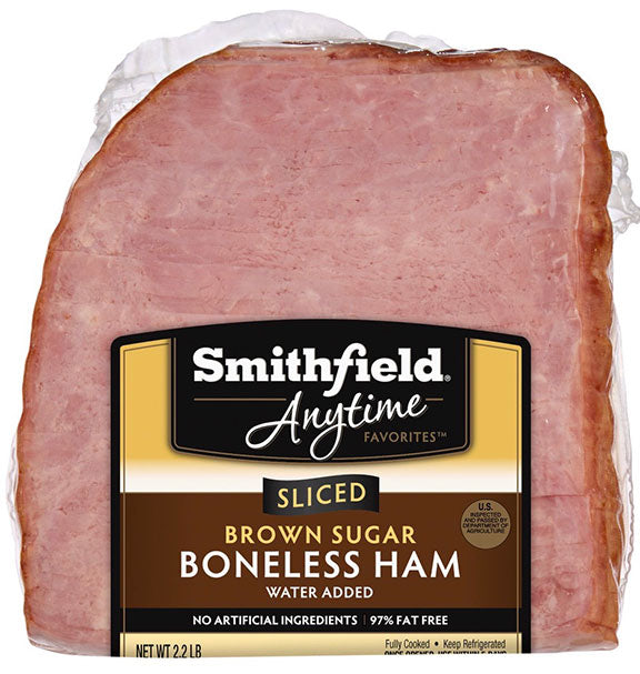 Smithfield Aytime Sliced Brown Sugar Boneless Ham - 2.2 lbs