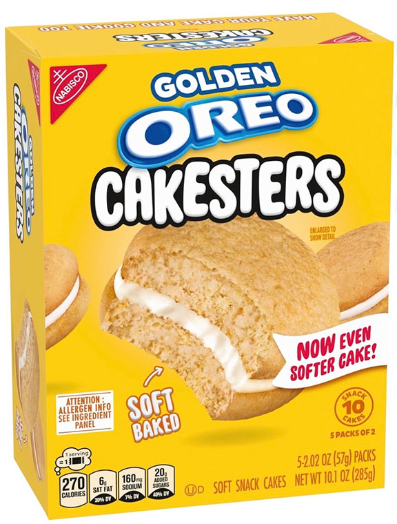 Oreo Golden Cakesters - 10.1 oz